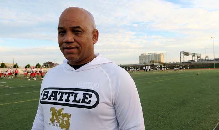 First-year Neumann-Goretti coach Albie Crosby.